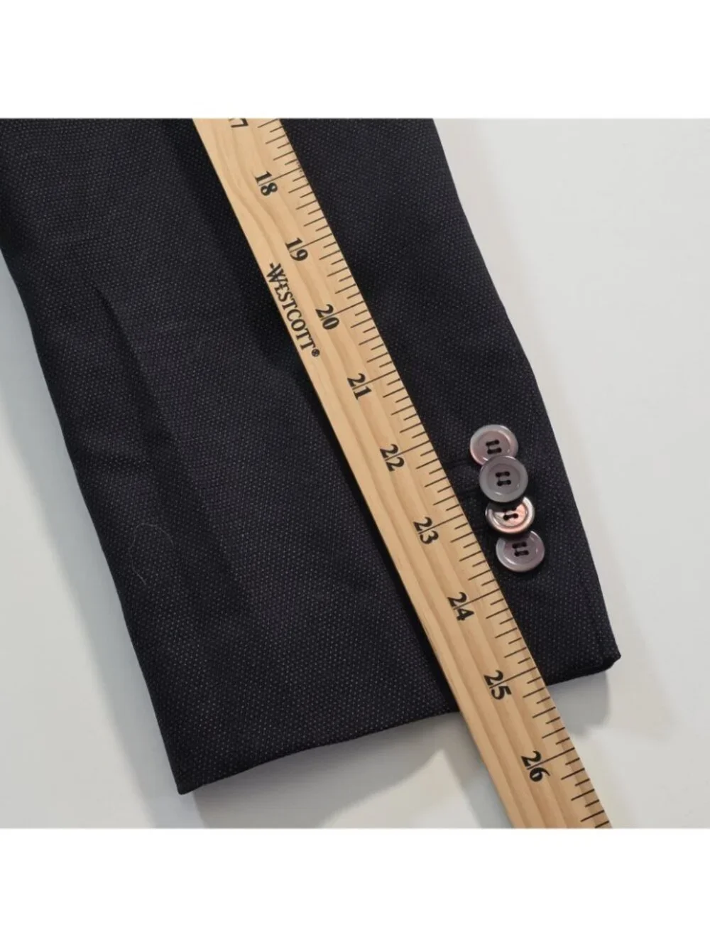 SAND Copenhagen XO Blazer 50 EU / 40 R Black Wool Cotton Lanificio Fabio Italy